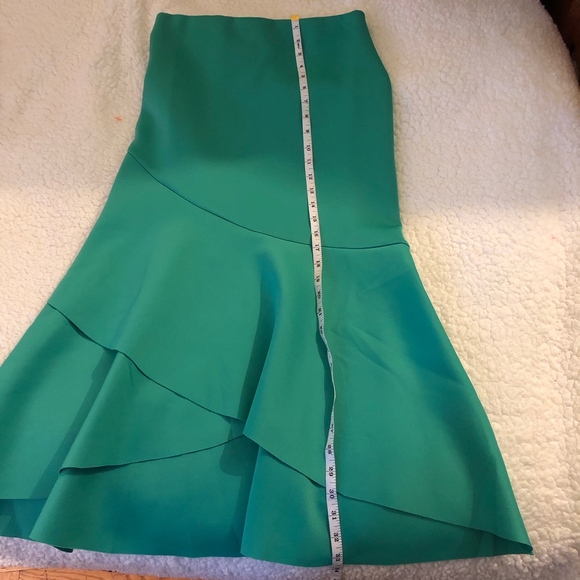 NWT Asos Green layered Skirt - Picture 4 of 6
